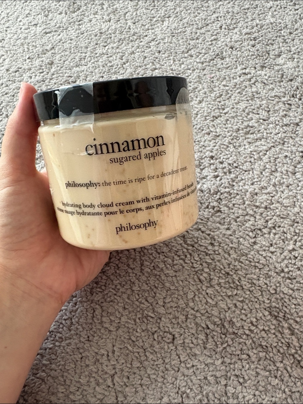 Philosophy cinnamon sugared apples cloud cream 16 oz